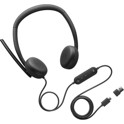 DELL WH3024 Wired Headset slušalice sa mikrofonom crne slika 2