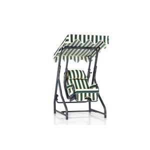 Floriane Garden Vrtna stolica za ljuljanje, višebojno boja, Camellia Tek Kişilik Salıncak Yeşil Krem - 1