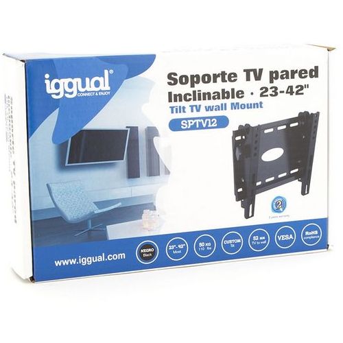 Stalak za tv iggual sptv12 igg314531 23"-42" črna slika 3