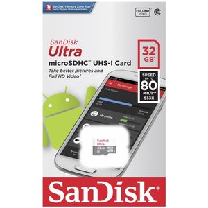 SanDisk 32GB Ultra microSDHC kartica, brzina čitanja do 100MB/s, Class 10 UHS-I