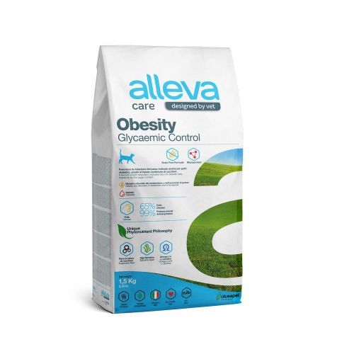 Alleva Care Cat Obesity Glycaemic Control 1.5 kg slika 1