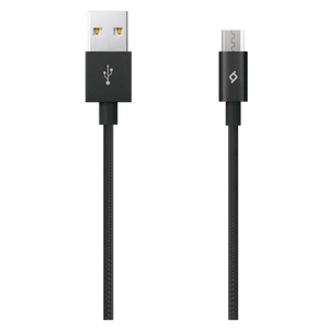 Ttec Kabel - Micro USB  to USB (1,20m)- Black - Alumi Cable