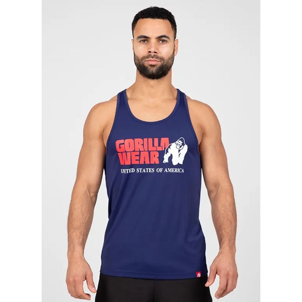 Gorilla Wear CLASSIC Trening Majica bez rukava, Tamnoplava slika 1