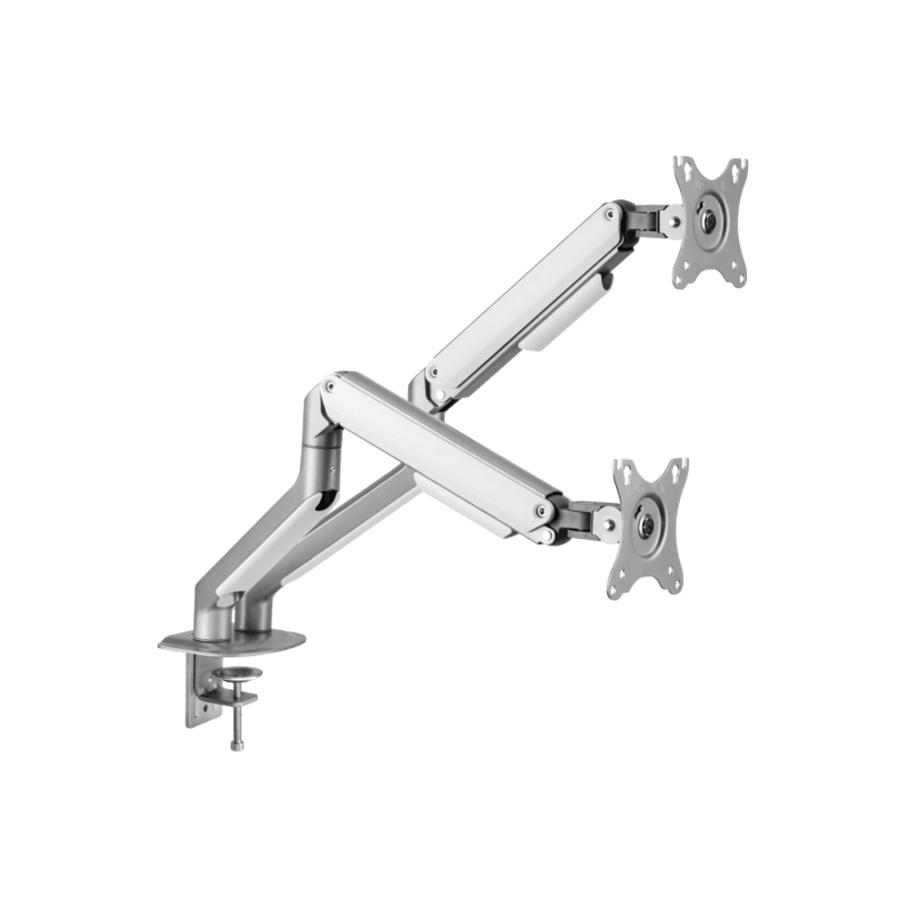 WHITE SHARK Desktop stalak GMS-3208 Neferites II / 2 Monitora slika 1
