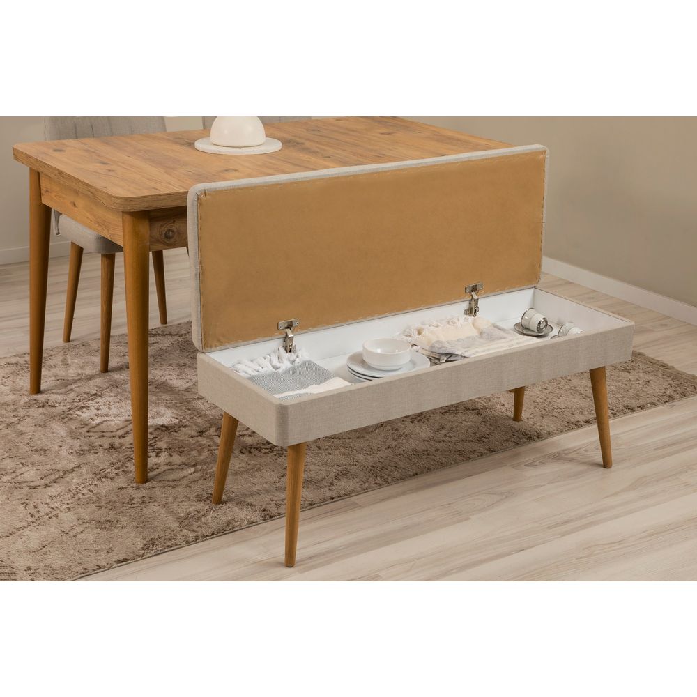 Vina Bench 04 1005 - Set za Trpezariju od Atlantik Borovine slika 3
