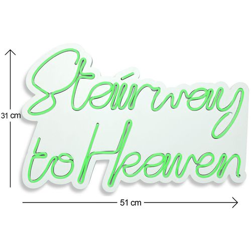 Wallity Ukrasna plastična LED rasvjeta, Stairway to Heaven - Green slika 12