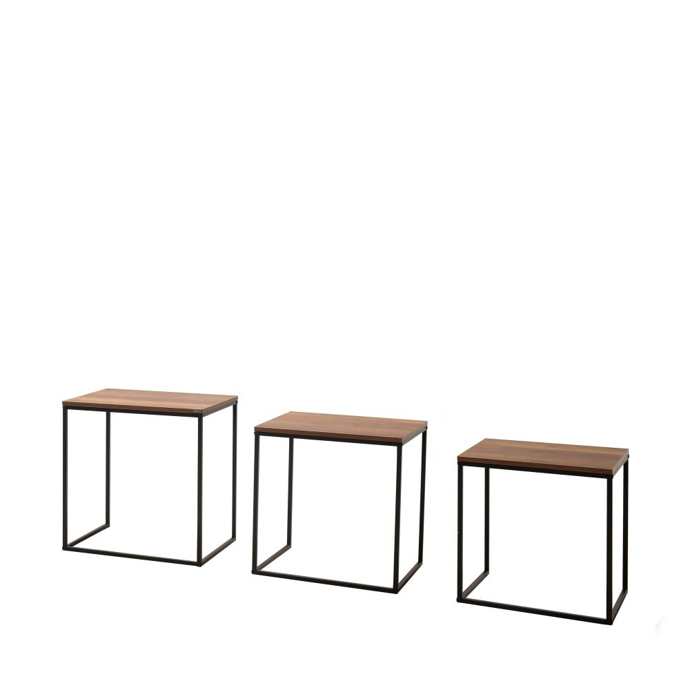 Set od 3 Komada Orahovih Stolića za Gniježđenje Shp-933-Oo-1 slika 3