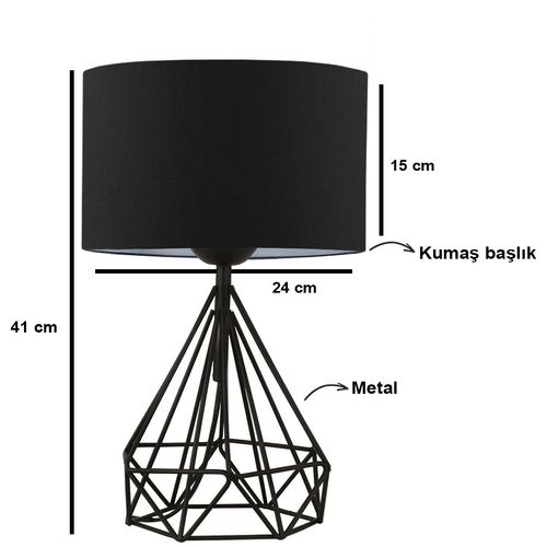 AYD-2974 Black Table Lamp Set (2 Pieces) slika 4