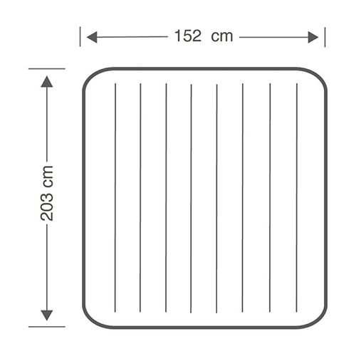 Intex 152x203x30cm DuraBeam Standard Krevet na naduvavanje slika 4