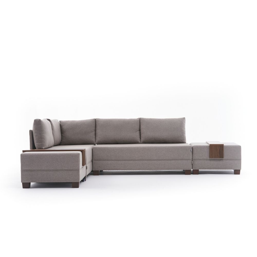 Ugaona Sofa na Razvlačenje Fly Left - Krema slika 5
