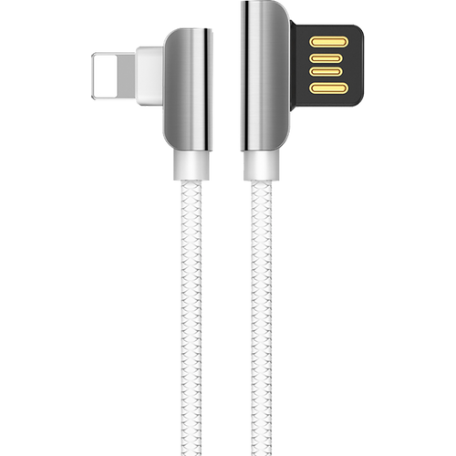 hoco. USB kabl za iPhone, Lightning kabl, 1.2 met., 2.4 A,bijela - U42 Exquisite steel, Lightning WH slika 3