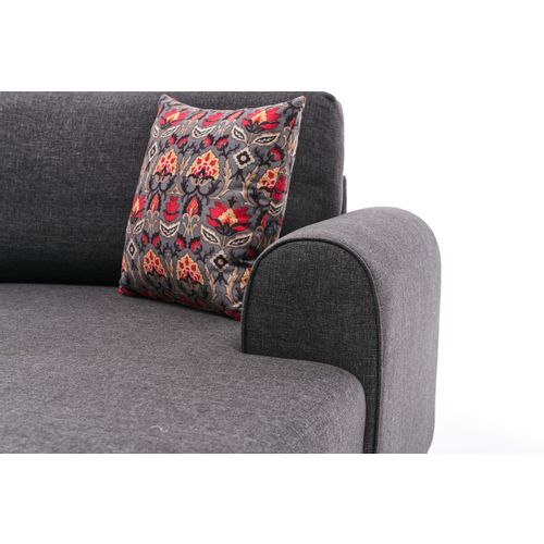 Atelier Del Sofa Kutna garnitura na razvlačenje, Antracit, Belen - Anthracite slika 8