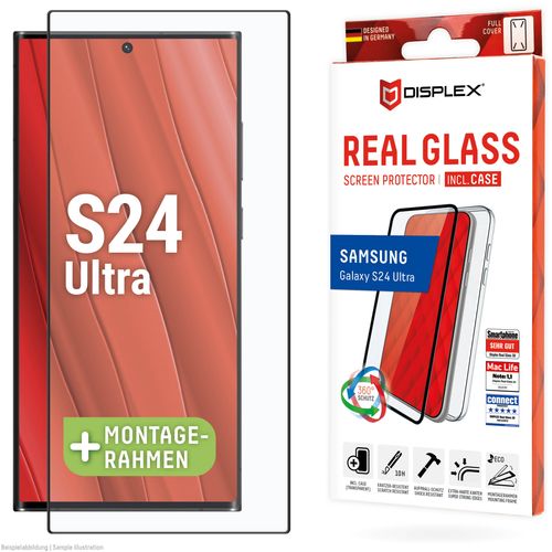 Zaštitno staklo DISPLEX Real Glass 2D + prozirna maskica za Samsung Galaxy S24 Ultra (01910) slika 2