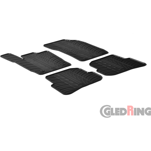 Gledring gumeni tepisi za Audi A1 2010-11.2018/3 & 5 doors slika 1