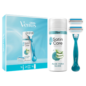 Venus Smooth sistemski brijač + 2 dopune + Satin Care pena za brijanje 75ml gifting paket