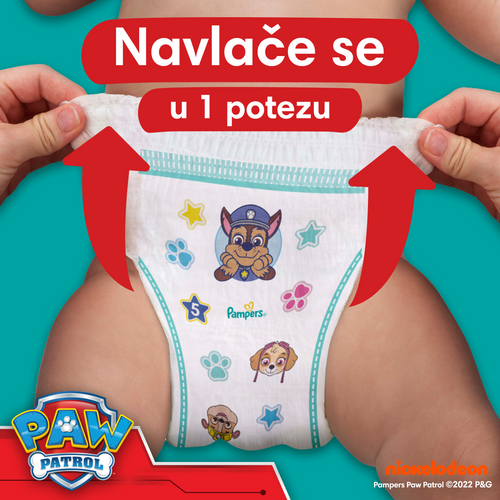 Pampers Pants Paw Patrol pelene-gaćice slika 4