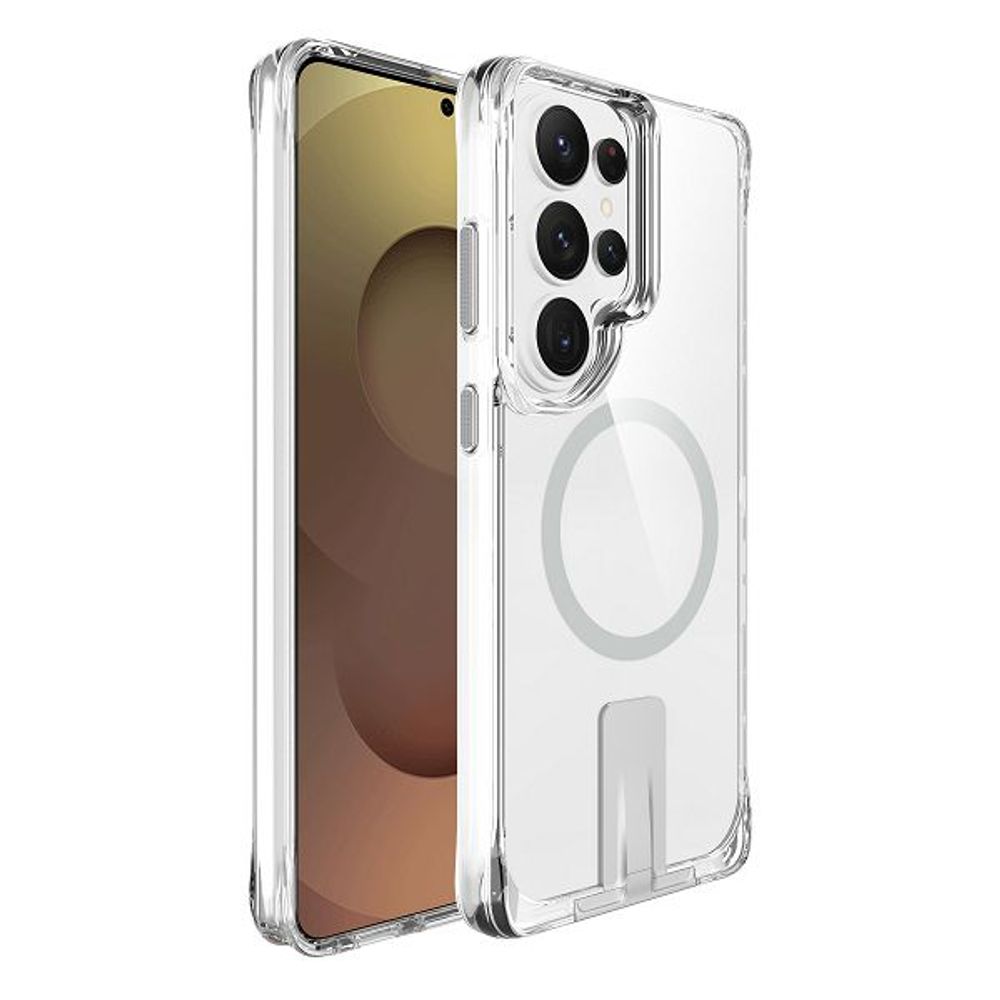 MM TPU SAM GALAXY S26 ULTRA - DROP-PROOF PURE MAGSAFE KICKSTAND Clear slika 3