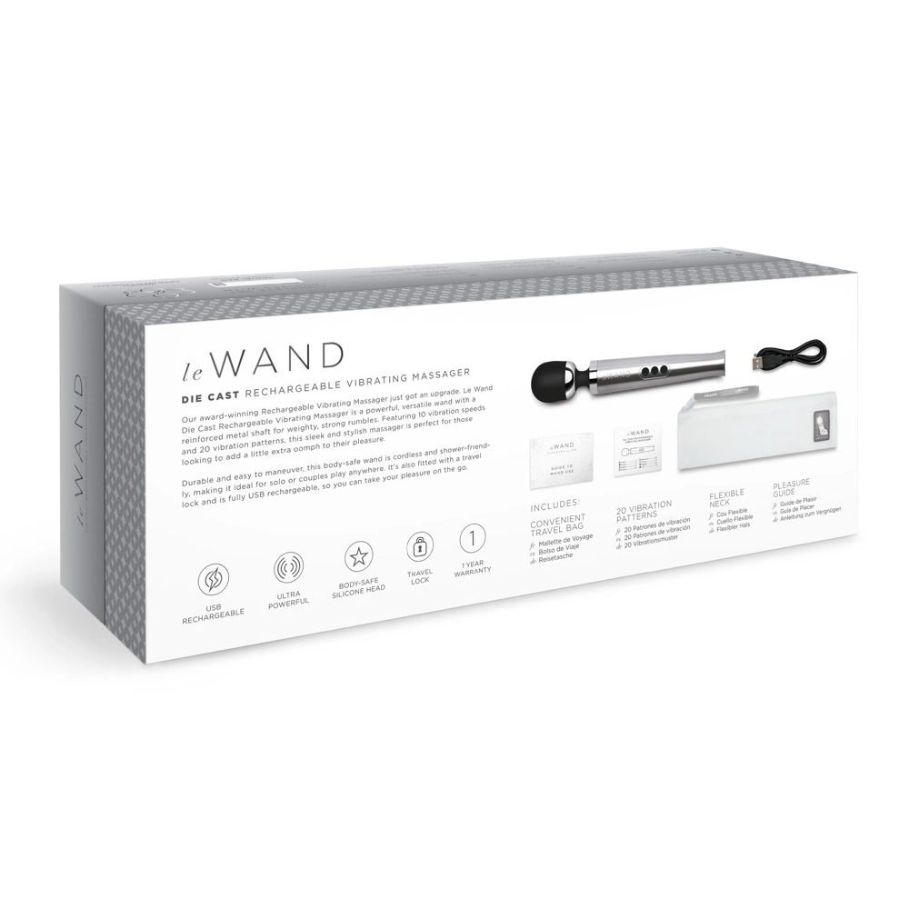 le Wand Die Cast Recharg. Srebro slika 8