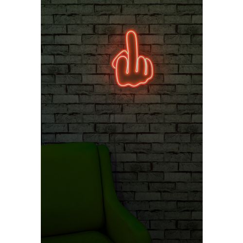 Wallity Ukrasna plastična LED rasvjeta, Middle Finger - Red slika 11