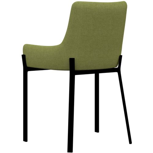 Blagovaonske stolice od tkanine 6 kom zelene slika 9