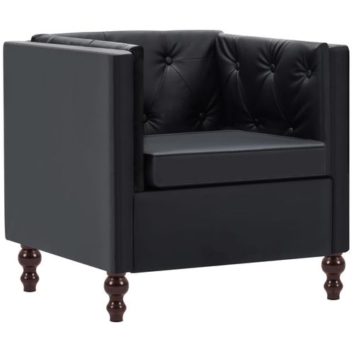 2-dijelni set sofa s presvlakom od umjetne kože crni slika 22