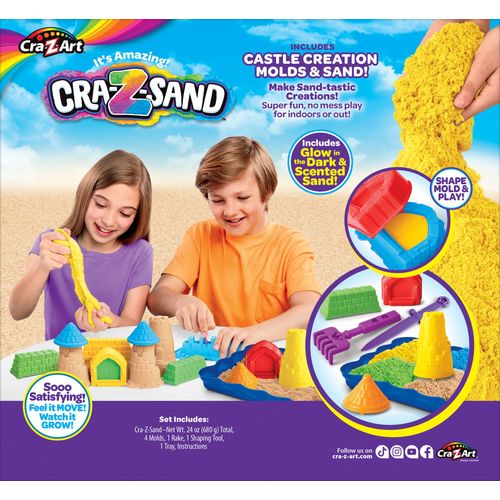 CRAZART set kinetički pijesak Dvorac Cra-Z-Sand  680 g 19667 slika 5