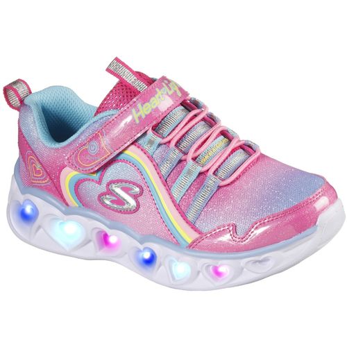 Skechers heart lights-rainbow lux dječje tenisice 302308l-pkmt slika 5