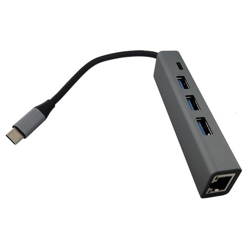 FAST ASIA Adapter-konvertor TIP C na 3xUSB 3.0+TIP C+RJ45 slika 2