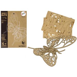 3D drvena slagalica leptir 22 elemenata