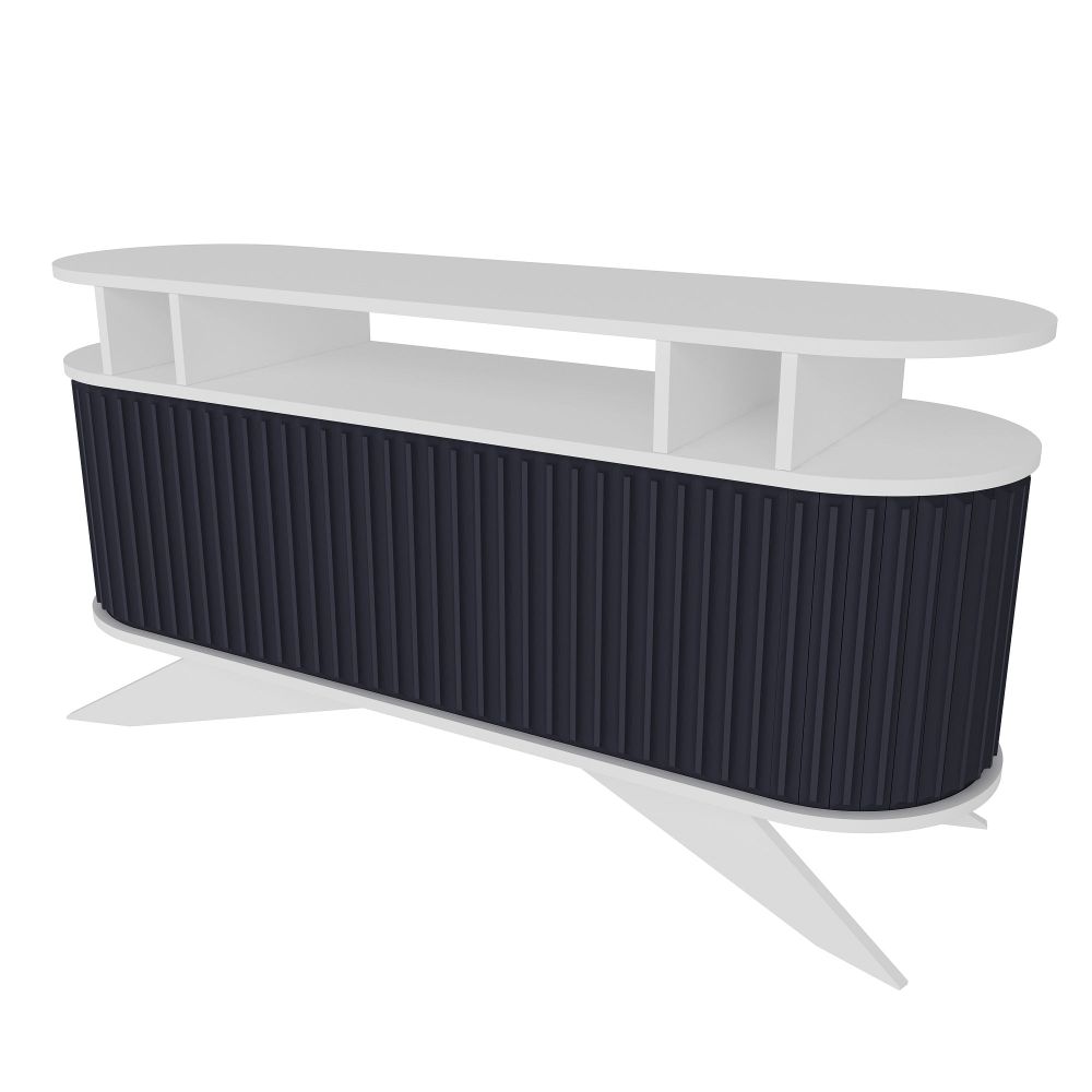Stor - Bijeli i Antracit Sideboard slika 10