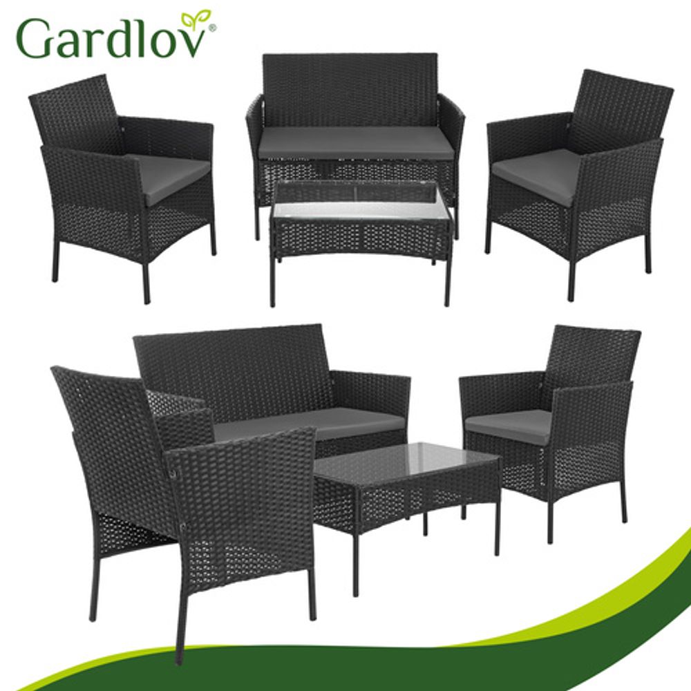 Gardlov Vrtni namještaj od crnog ratana 26908 slika 8