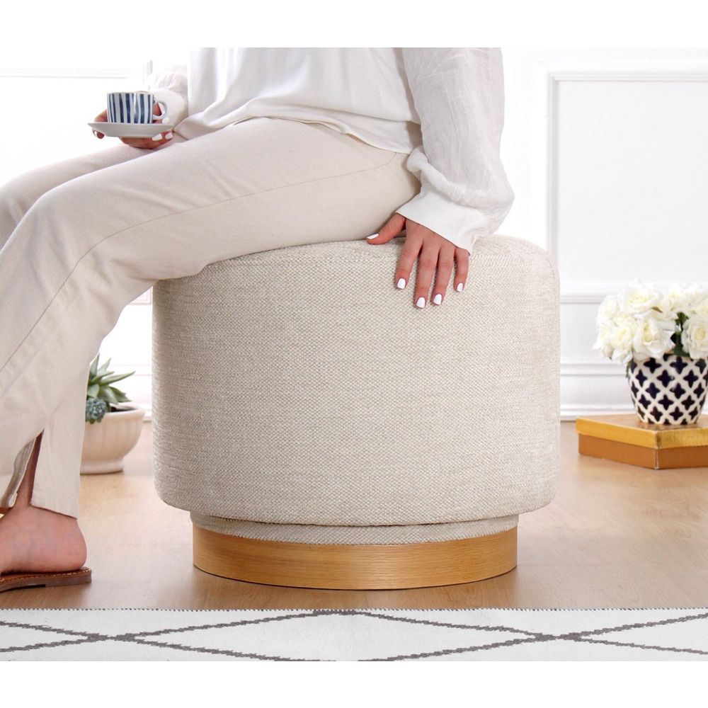 Turneed - Kremasti Pouf slika 2