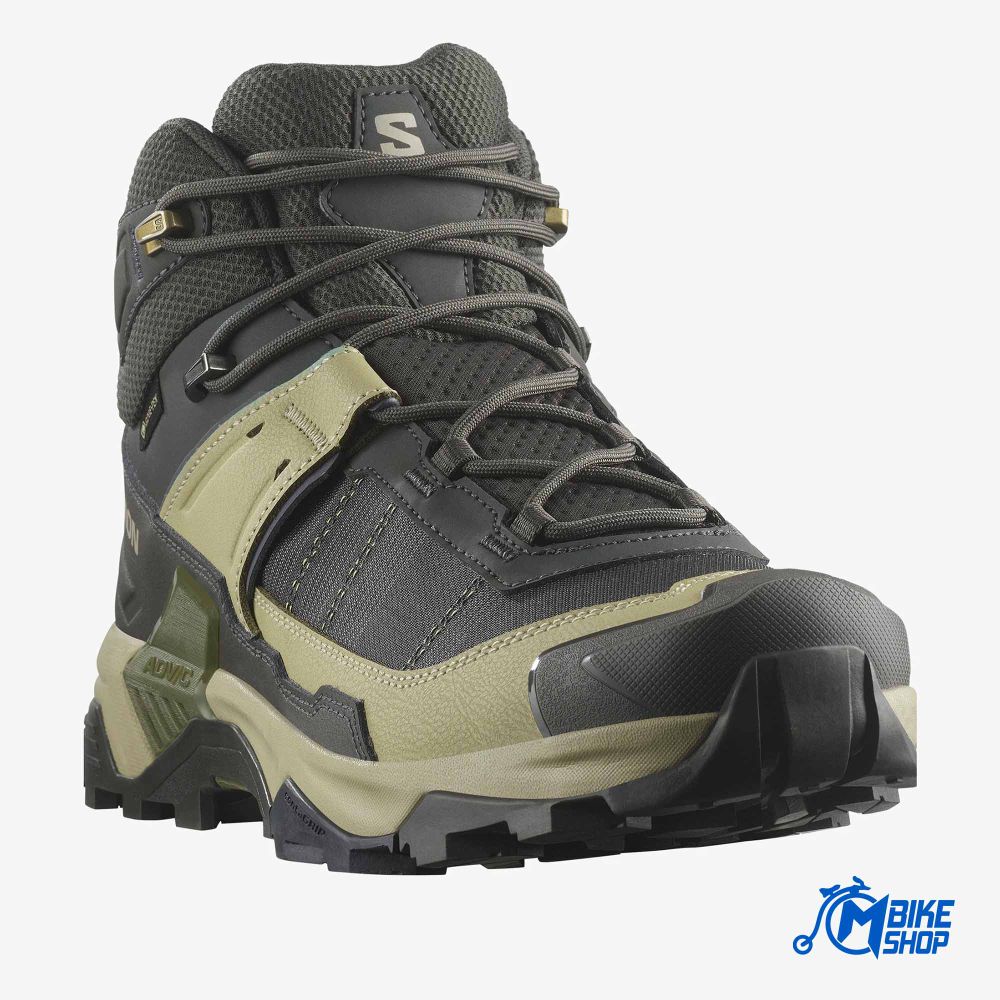 Salomon Muške gležnjerice X Ultra 5 GTX, Mid Peat/Gray Green/Blue Nights slika 3