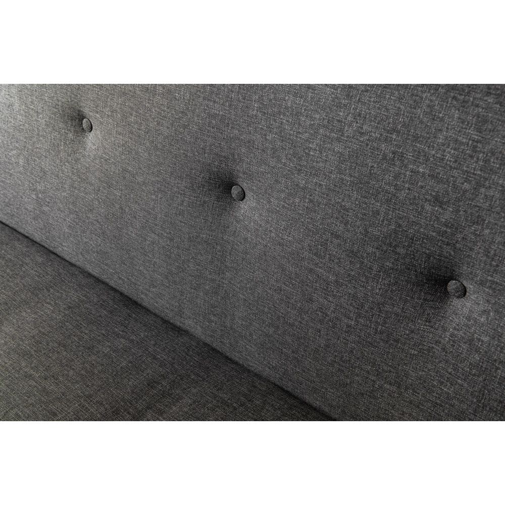 Zola - Tamno Siva 3-Sjedalna Sofa-Krevet slika 3