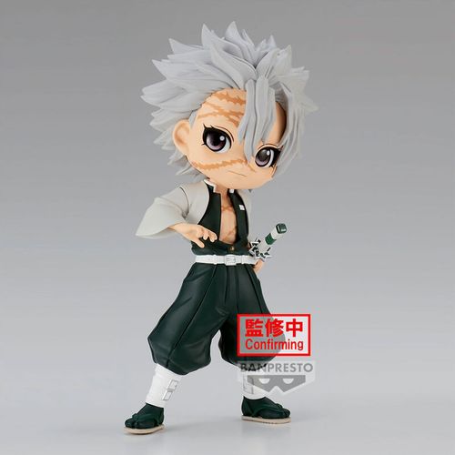 Kimetsu no Yaiba Demon Slayer Sanemi Shinazugawa Q posket figure 14cm slika 1