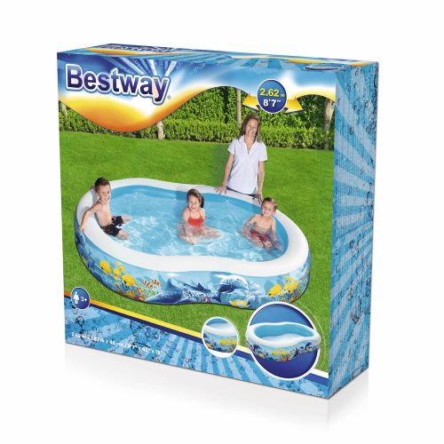 Dječji bazen na napuhavanje Bestway 262*157*46 cm - ocean slika 9