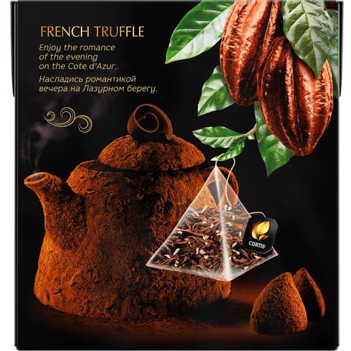 CURTIS French Truffle - Crni čaj sa aromom čokoladnog francuskog tartufa 20x1.8g 156702 slika 3