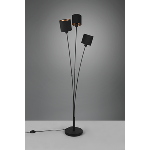 TOMMY/3 podna lampa BLACK GOLD