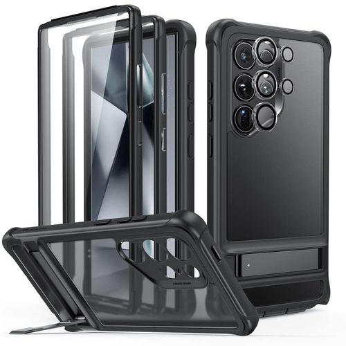 ESR - Armor Tough Kickstand HaloLock maska + Zaštita zaslona za Samsung Galaxy S24 Ultra - Frosted Black slika 1