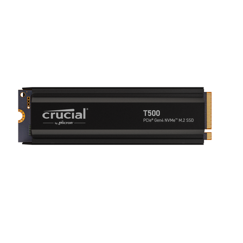 Crucial T500 1TB PCIe Gen4 NVMe M.2 SSD s hladnjakom slika 1