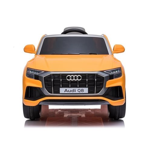 Licencirani auto na akumulator Audi Q8 - žuti/lakirani slika 5