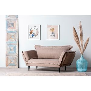 Atelier Del Sofa Dvosjed na razvlačenje, Mink, Vino Daybed - Mink GR121\01