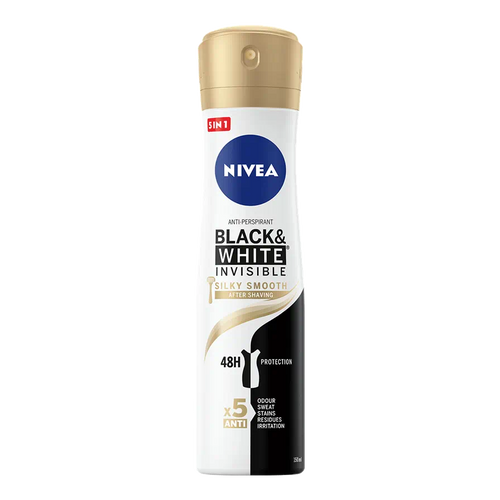 NIVEA Black & White Silky Smooth dezodorans u spreju 150 ml slika 1