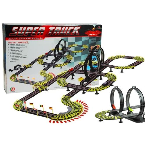 Vlak na baterije Super Racing Track - 1157 cm slika 1