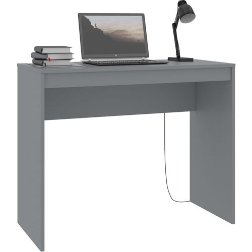 Radni stol sivi 90 x 40 x 72 cm od iverice slika 3
