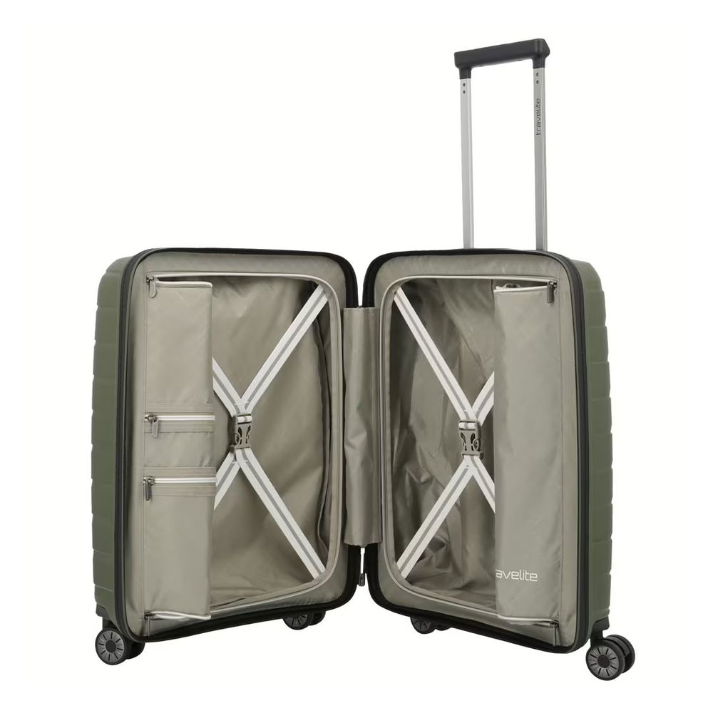 Travelite Kofer 55 cm ABS Ait Base, 075348-86, maslinasto zeleni slika 5