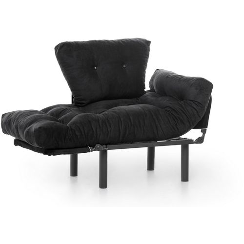 Atelier Del Sofa Fotelja, Crno, Nitta Single - Black slika 8