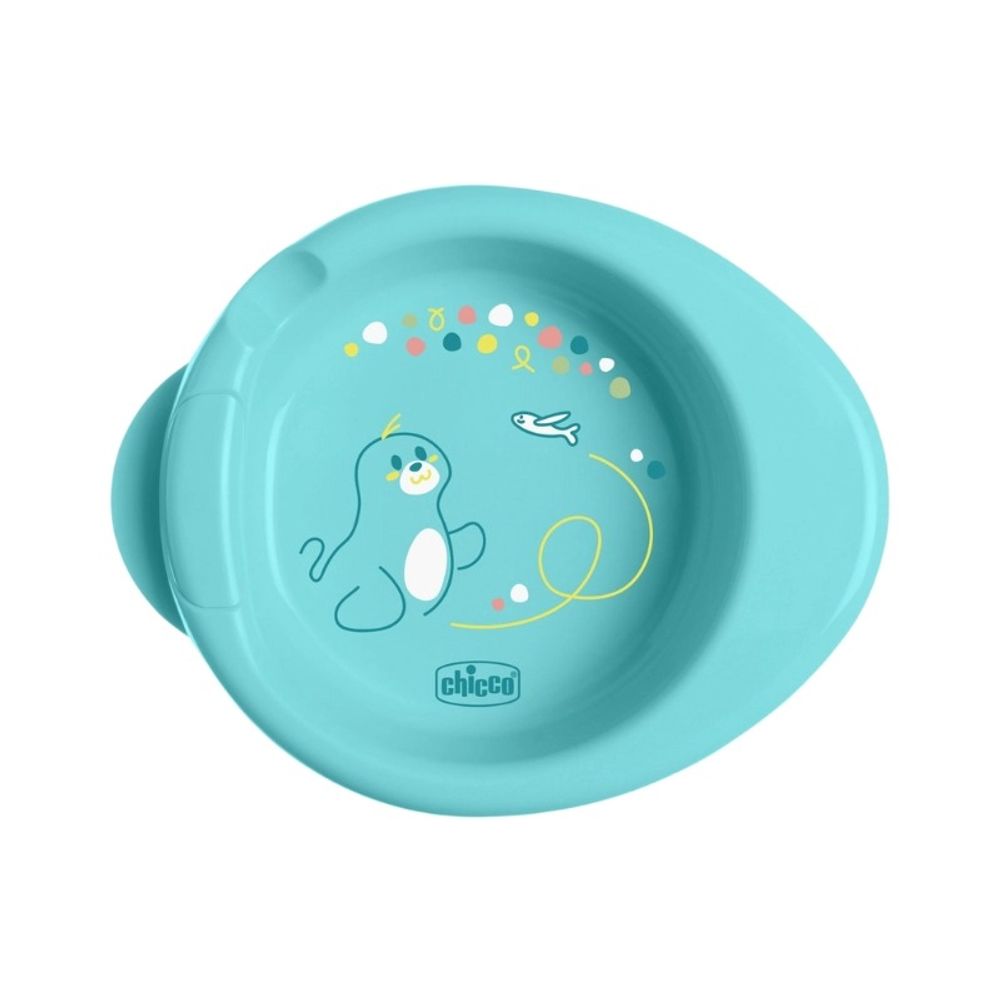 Chicco Dječiji tanjir Warmy, Teal slika 1