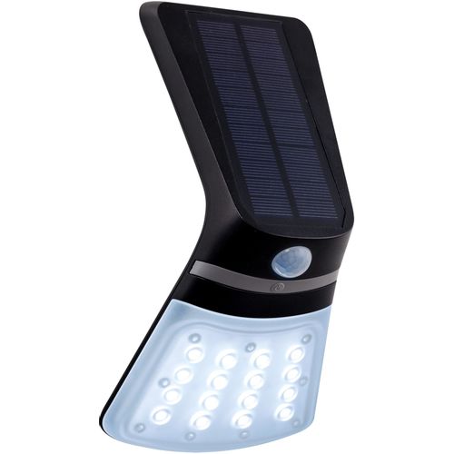 Eglo Lamozzo 1  spoljna zidna lampa/1, led solarna, na baterije, 2w, 264lm, ip44, senzor, plastika/crna slika 1