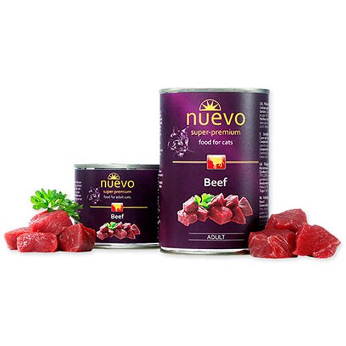 Nuevo Grain Free konzerva za mačke Govedina 200 g slika 1